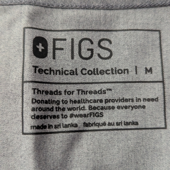 Figs Gray Women's Top - Picture 8 of 10